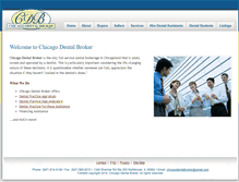 Tablet Screenshot of chicagodentalbroker.net